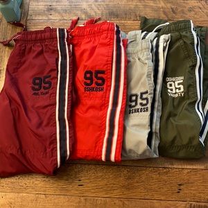 Osh Kosh wind pants size 5 bundle of 4 pair